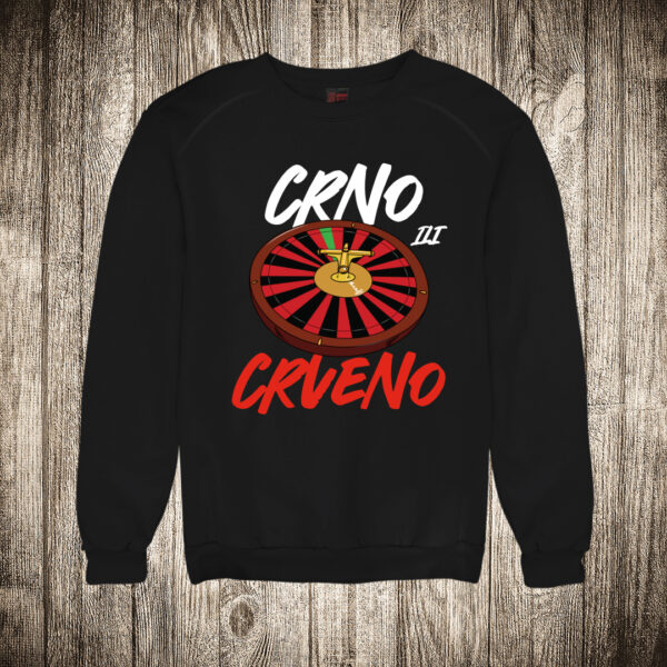 duks bez kapuljace boja crna slika crno ili crveno rulet