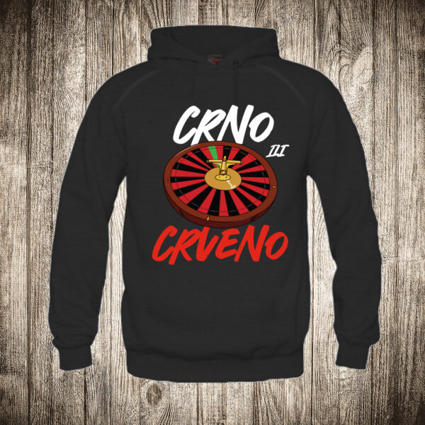 duks sa kapuljacom boja crna slika crno ili crveno rulet