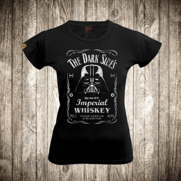 zenska majica boja crna slika dart vader viski dark side