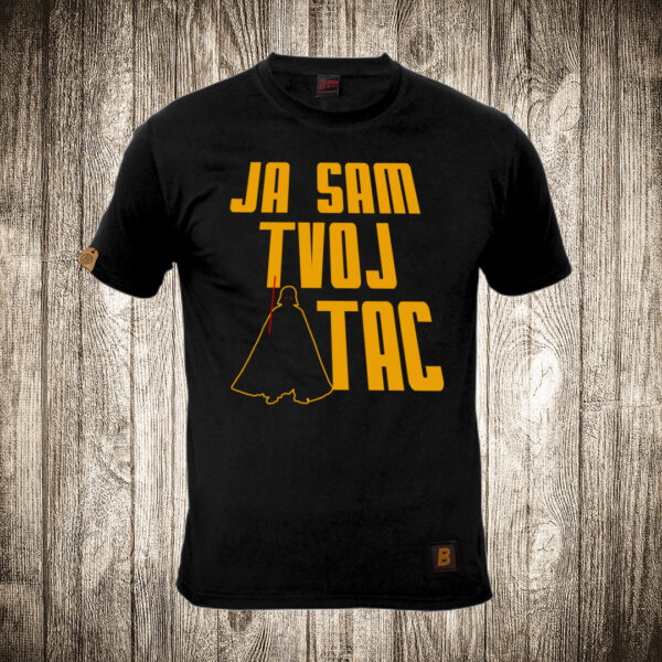 muska majica boja crna slika dart vejder dart vader ja sam tvoj otac
