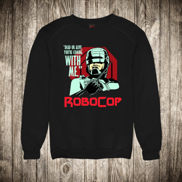 duks bez kapuljace boja crna slika dead or alive you are coming with me robocop