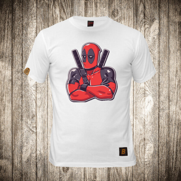 decija majica boja bela slika deadpool 3