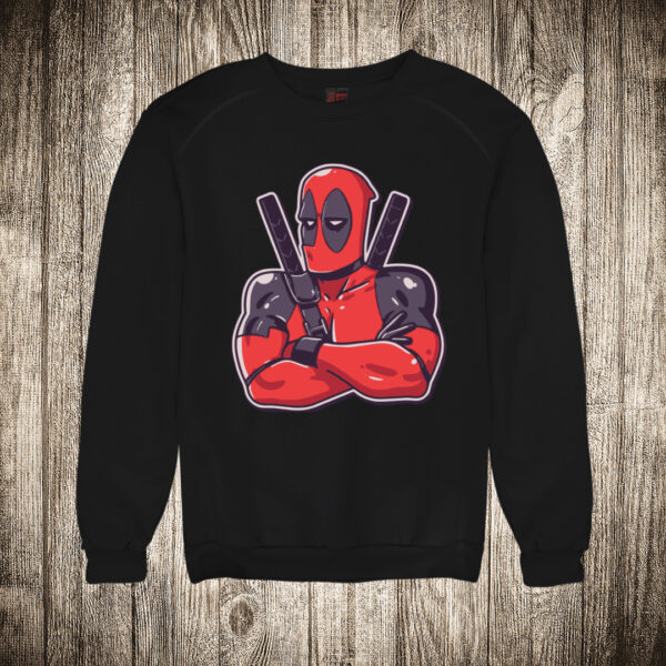 duks bez kapuljace boja crna slika deadpool 3