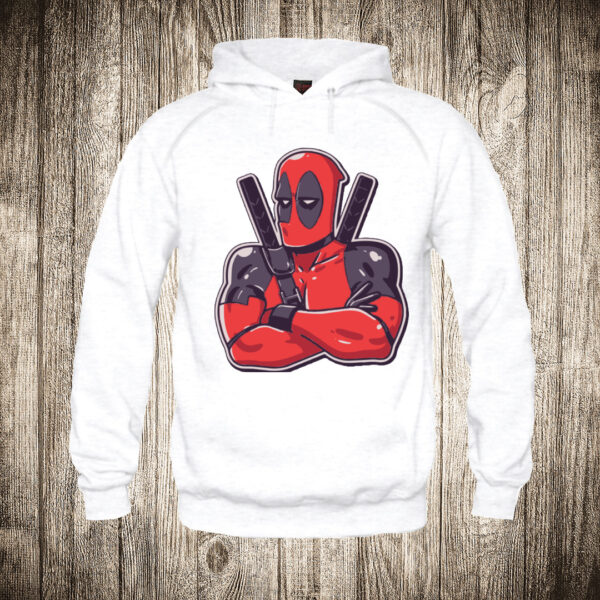 duks sa kapuljacom boja bela slika deadpool 3