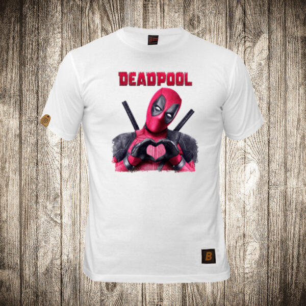 decija majica boja bela slika deadpool 3