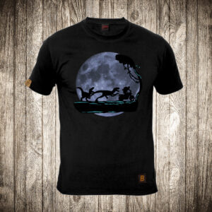 Dinosaurusi i motorciklista na mesečini