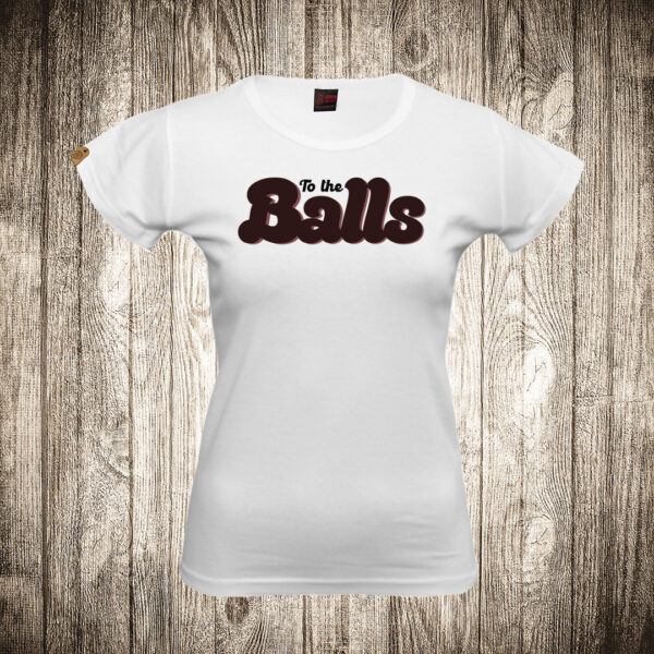 zenska majica boja bela slika do jaja to the balls