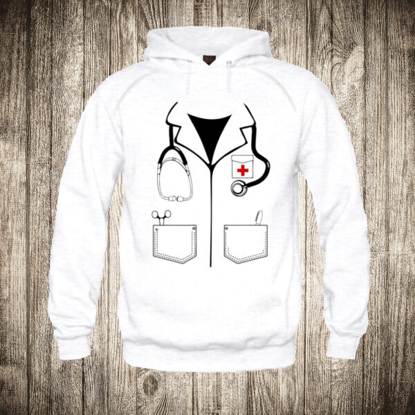 deciji duks boja bela slika doktorska uniforma medicina