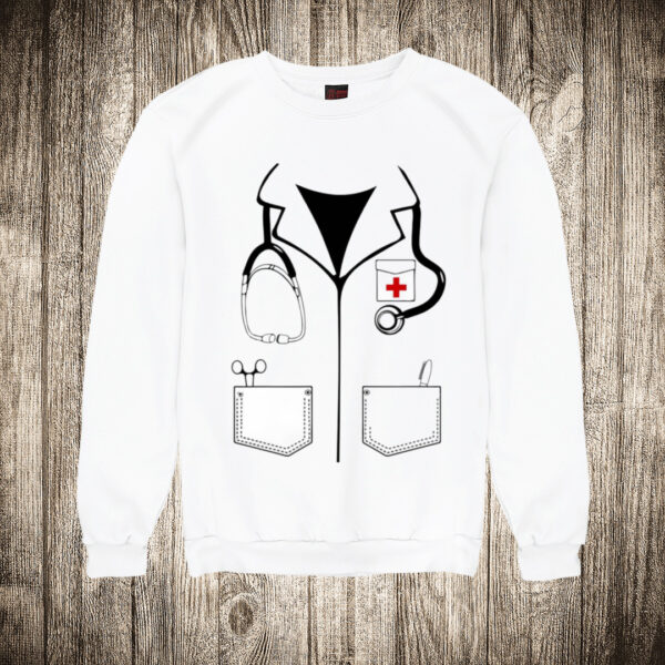 duks bez kapuljace boja bela slika doktorska uniforma medicina