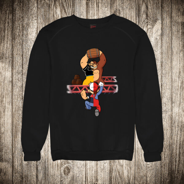 duks bez kapuljace boja crna slika donkey king i super mario popaj i badza