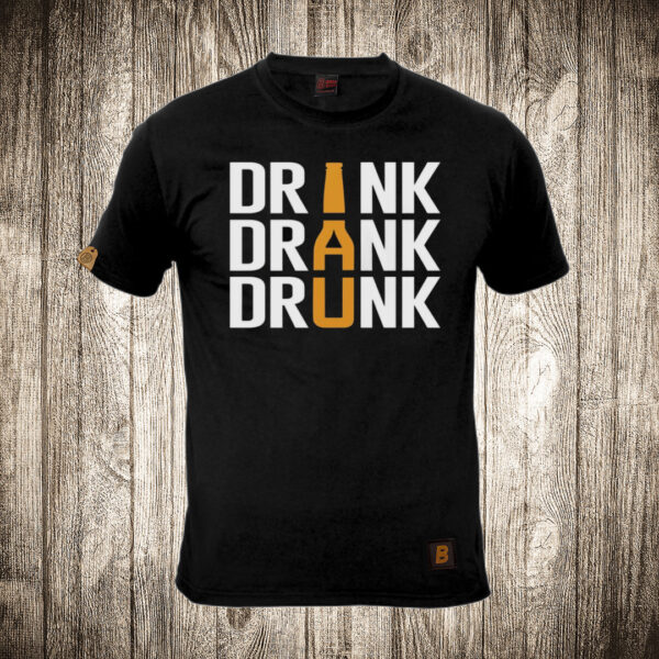muska majica boja crna slika drink drank drunk pivo