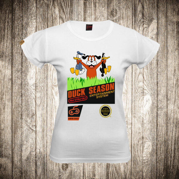 zenska majica boja bela slika duck session igrica patak daca i paja patak