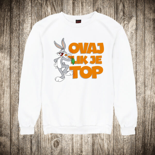 duks bez kapuljace boja bela slika dusko dugousko ovaj lik je top