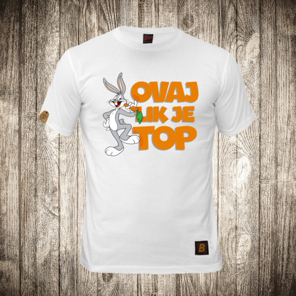 muska majica boja bela slika dusko dugousko ovaj lik je top