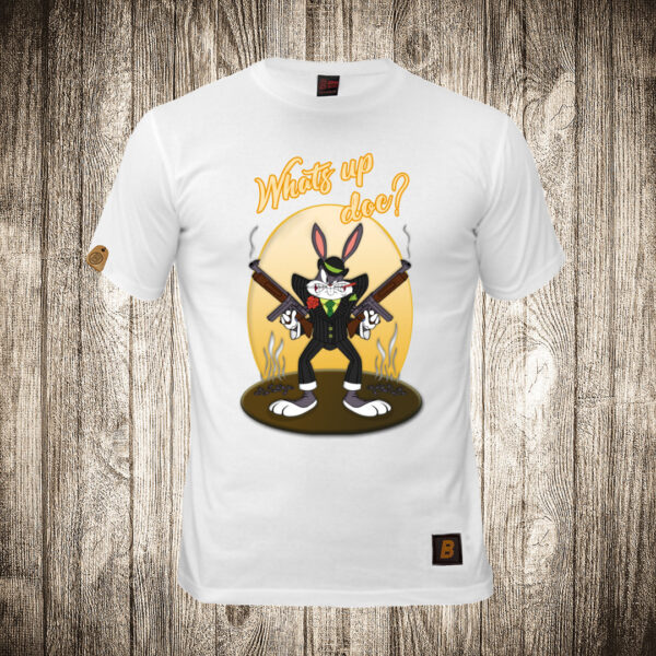 decija majica boja bela slika dusko dugousko whats up doc