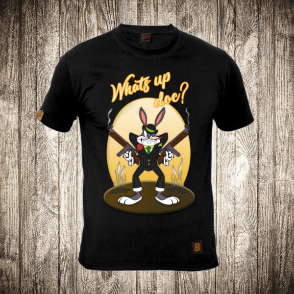 muska majica boja crna slika dusko dugousko whats up doc
