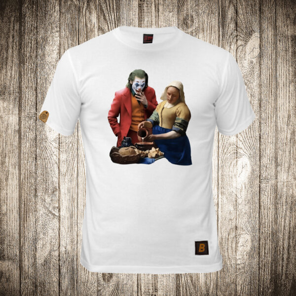 decija majica boja bela slika dzoker joker i umetnina