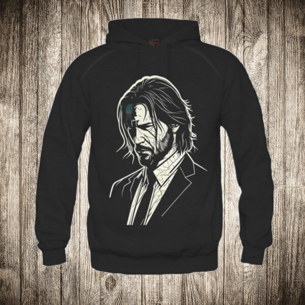 duks sa kapuljacom boja crna slika dzon vik john wick 5