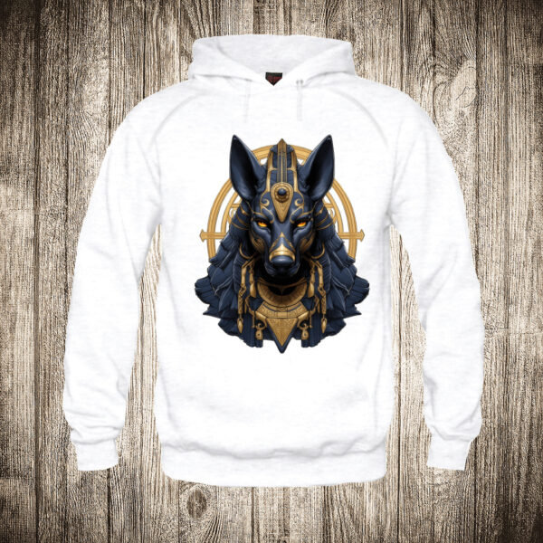 duks sa kapuljacom boja bela slika egipat anubis 2