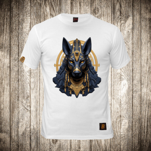 muska majica boja bela slika egipat anubis 2
