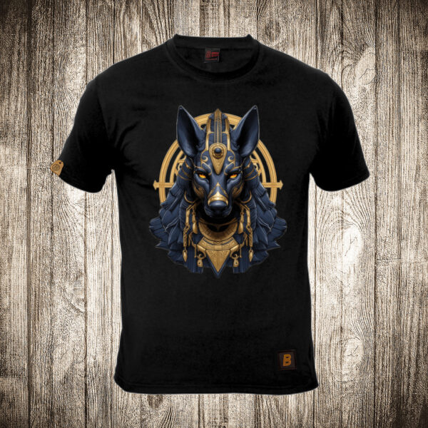 muska majica boja crna slika egipat anubis 2