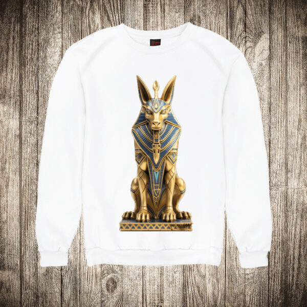 duks bez kapuljace boja bela slika egipat anubis