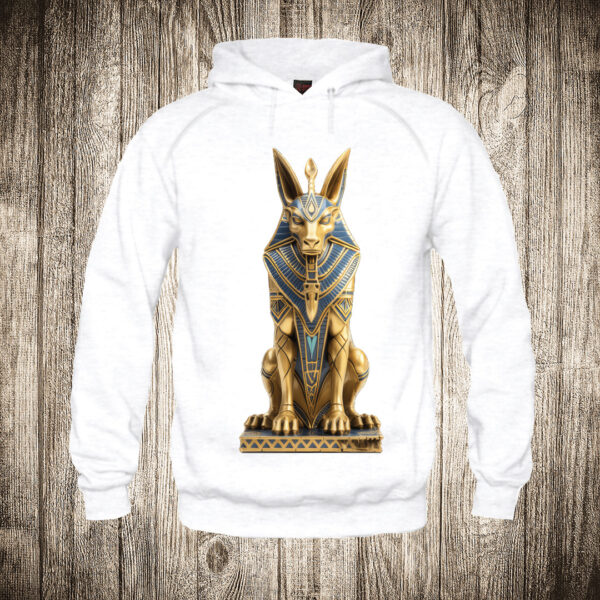 duks sa kapuljacom boja bela slika egipat anubis