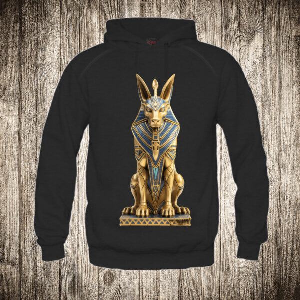duks sa kapuljacom boja crna slika egipat anubis