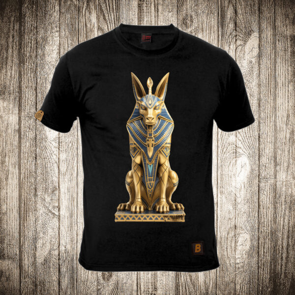 muska majica boja crna slika egipat anubis