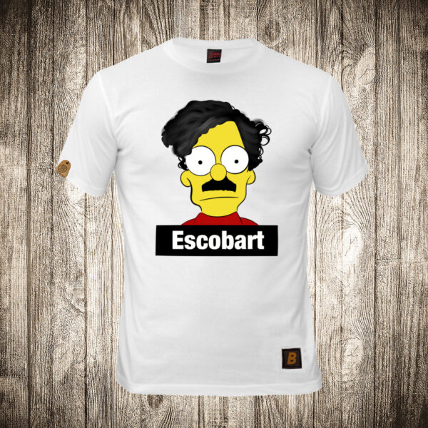 decija majica boja bela slika escobart escobar i bart