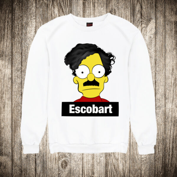 duks bez kapuljace boja bela slika escobart escobar i bart