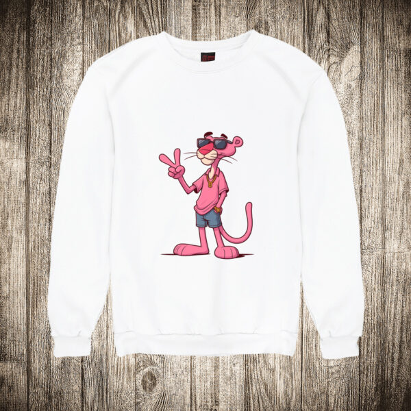 duks bez kapuljace boja bela slika fensi pink panter moda