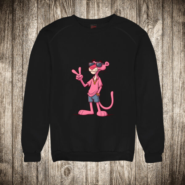 duks bez kapuljace boja crna slika fensi pink panter moda