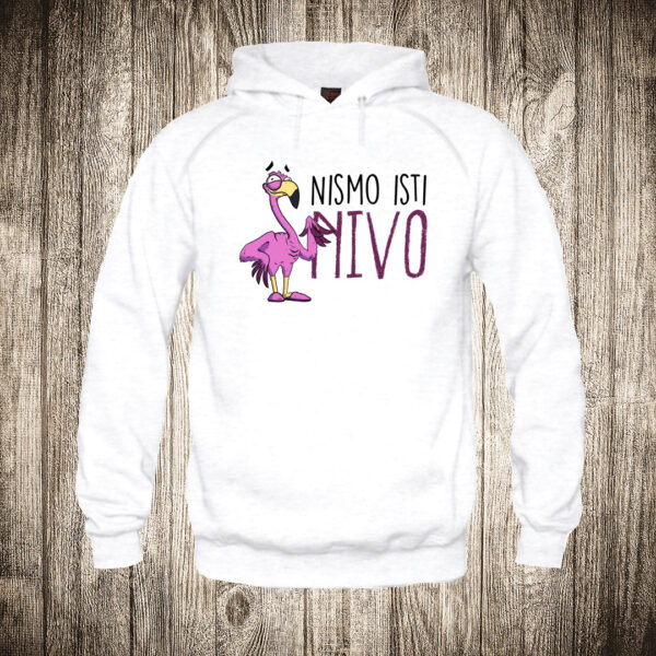 deciji duks boja bela slika flamingos nismo isti nivo