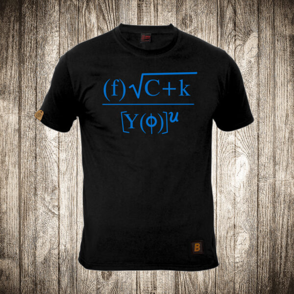 muska majica boja crna slika fuck you formula