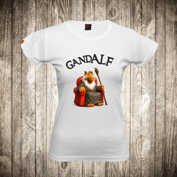 zenska majica boja bela slika gandalf game of thrones alf