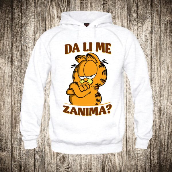deciji duks boja bela slika garfild da li me zanima