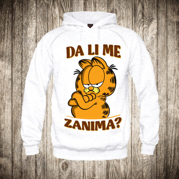 duks sa kapuljacom boja bela slika garfild da li me zanima