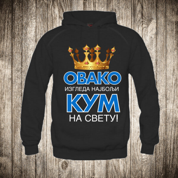duks sa kapuljacom boja crna slika ovako izgleda najbolji kum na svetu 2