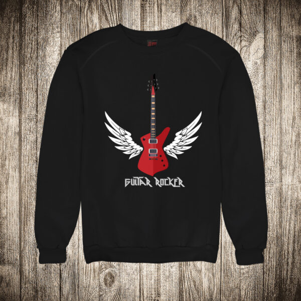 duks bez kapuljace boja crna slika gitara 13 roker
