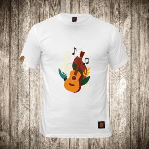 Gitara u raznim bojama - Muzika i note