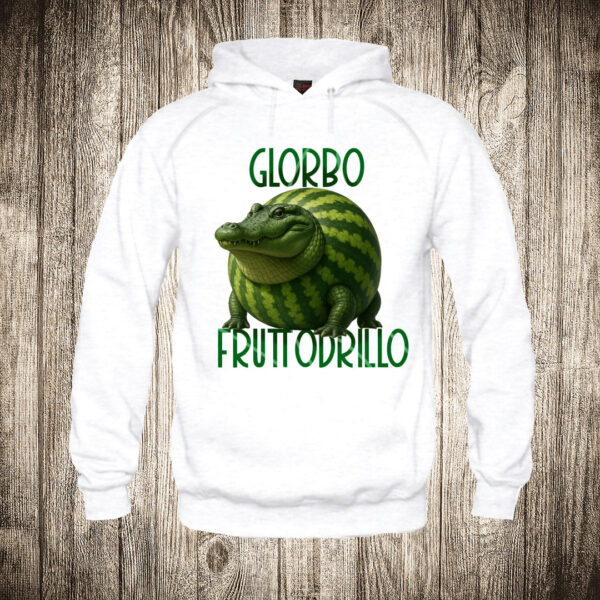 duks sa kapuljacom boja bela slika glorbo fruttodillo 2 brain rot
