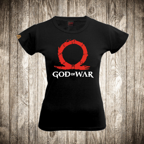 zenska majica boja crna slika god of war 2