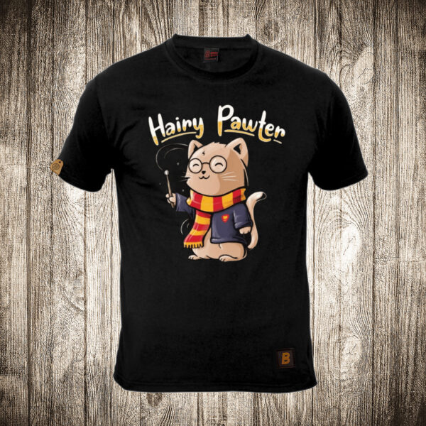 muska majica boja crna slika hairy powter harry potter macka