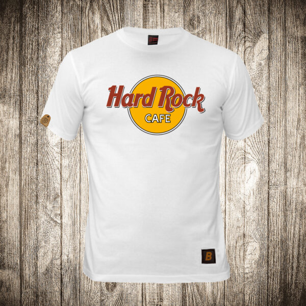 muska majica boja bela slika hard rock cafe