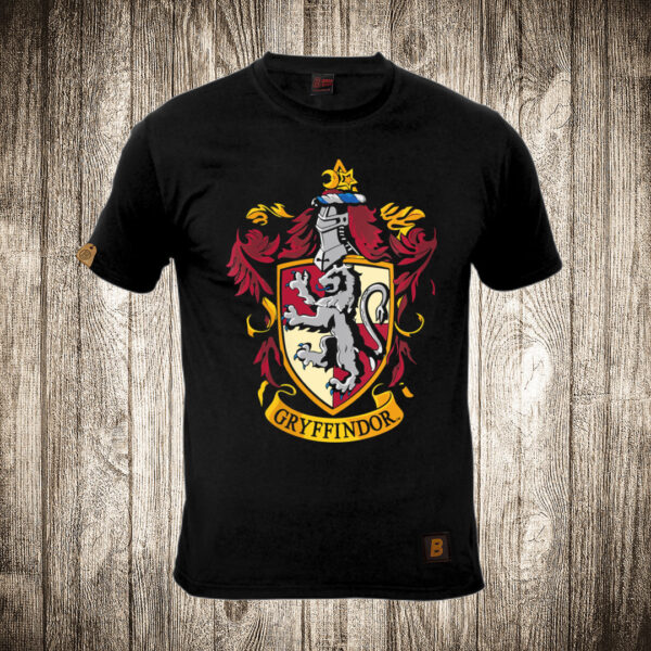 muska majica boja crna slika harry potter grifindor znak 4