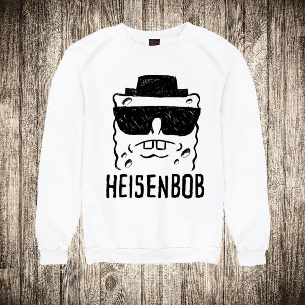 duks bez kapuljace boja bela slika heisenbob heisenberg i sundjer bob