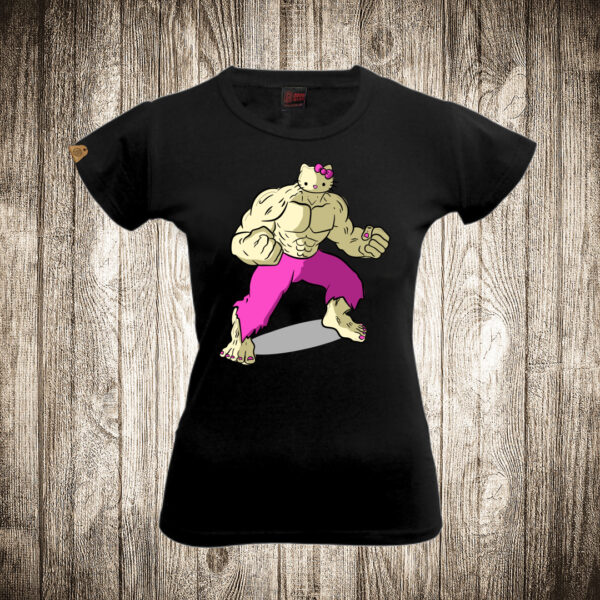 zenska majica boja crna slika hello kitty bilder teretana