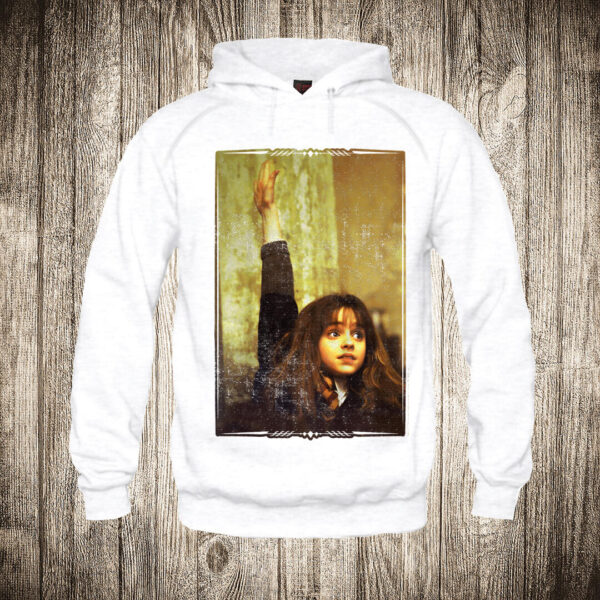 duks sa kapuljacom boja bela slika hermione harry potter 3