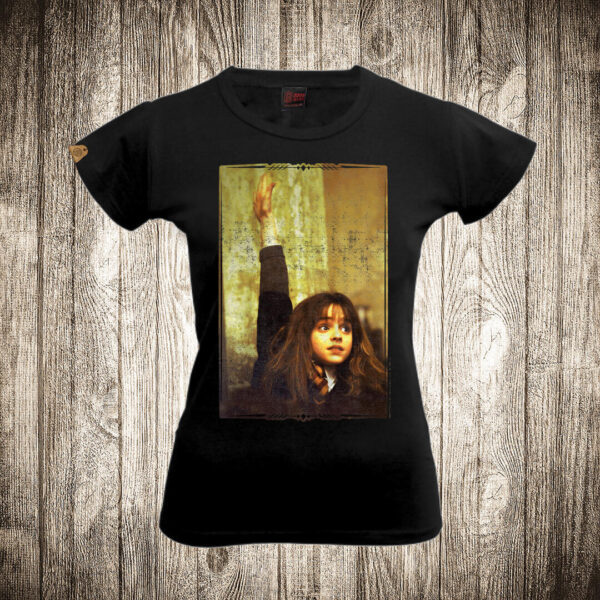 zenska majica boja crna slika hermione harry potter 3